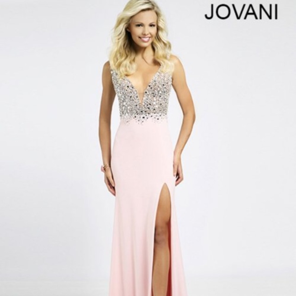 Light Pink Jovani Prom Dress